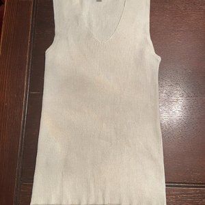 Cream Tank Ambiance Top Size Medium